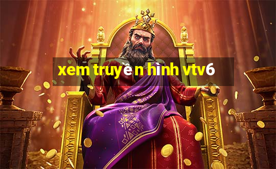 xem truyền hình vtv6