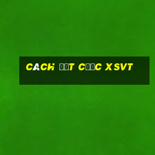 Cách đặt cược XSVT