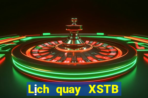 Lịch quay XSTB hôm nay