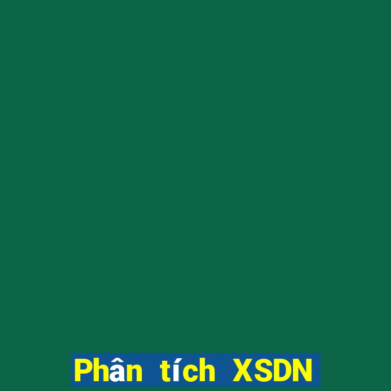 Phân tích XSDN thứ hai