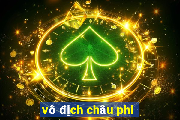 vô địch châu phi