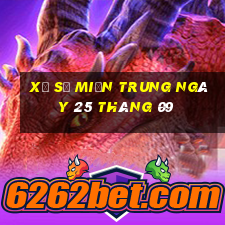 xổ số miền trung ngày 25 tháng 09