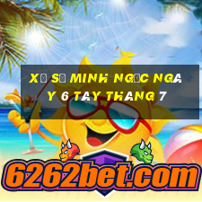 xổ số minh ngọc ngày 6 tây tháng 7