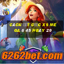 Cách đặt cược XS Mega 6 45 ngày 29