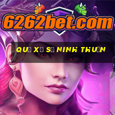 quả xổ số ninh thuận