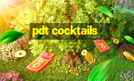 pdt cocktails