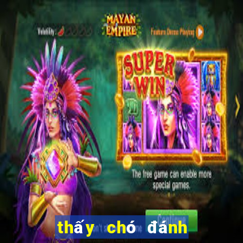 thấy chó đánh con gì