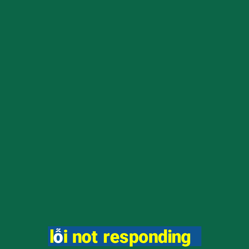 lỗi not responding