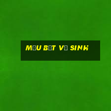 mẫu bệt vệ sinh