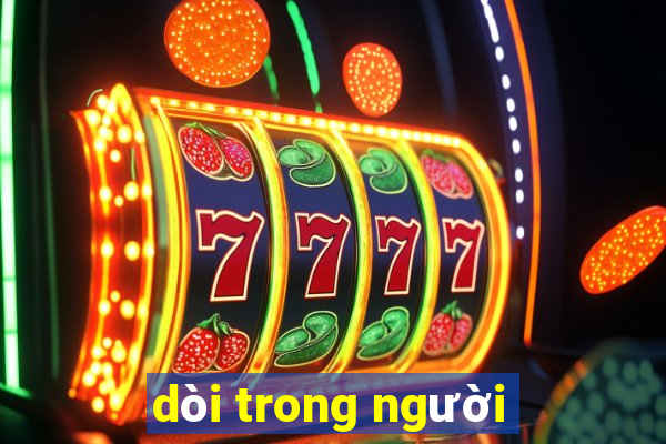 dòi trong người