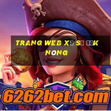 Trang web xổ số Đắk Nông