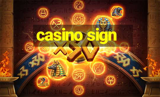 casino sign