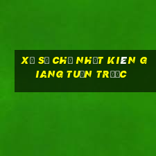 xổ số chủ nhật kiên giang tuần trước