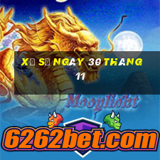 xổ số ngày 30 tháng 11