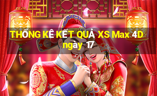 THỐNG KÊ KẾT QUẢ XS Max 4D ngày 17