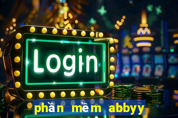 phần mềm abbyy finereader 15