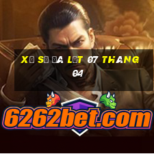 xổ số đà lạt 07 tháng 04