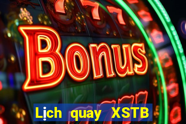 Lịch quay XSTB ngày 8