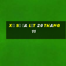 xổ số đà lạt 20 tháng 11