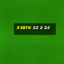 xsbth 22 2 24