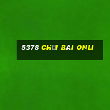 5378 Chơi bài onli