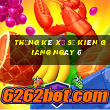 Thống kê Xổ Số kiên giang ngày 6