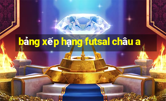 bảng xếp hạng futsal châu a