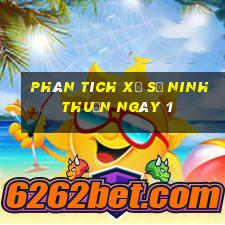 Phân tích Xổ Số ninh thuận ngày 1