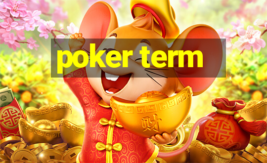 poker term