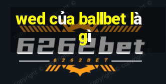 wed của ballbet là gì