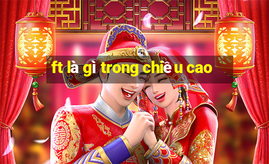 ft là gì trong chiều cao