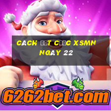 Cách đặt cược XSMN ngày 22