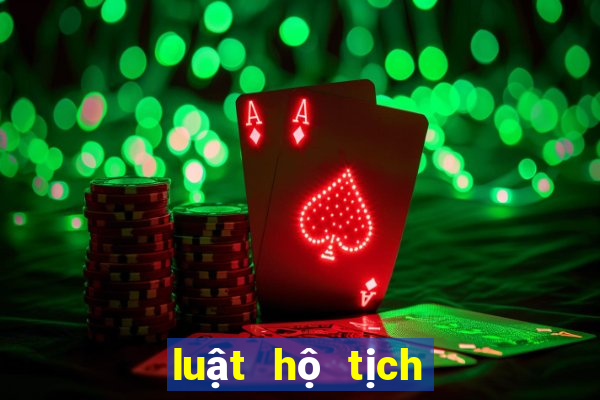 luật hộ tịch năm 2014