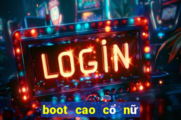 boot cao cổ nữ đế bệt