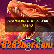 Trang web xổ số 400 triệu