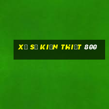 Xổ số kiến thiết 800