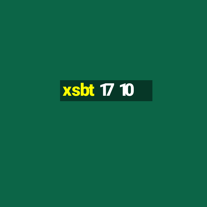 xsbt 17 10