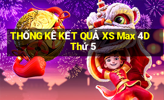 THỐNG KÊ KẾT QUẢ XS Max 4D Thứ 5