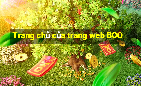 Trang chủ của trang web BOO