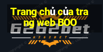 Trang chủ của trang web BOO