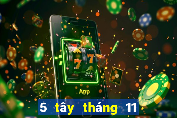 5 tây tháng 11 xổ số miền nam