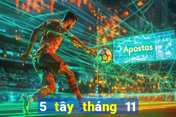 5 tây tháng 11 xổ số miền nam