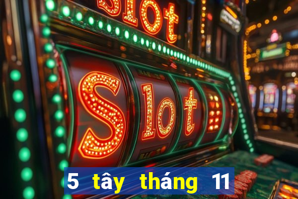 5 tây tháng 11 xổ số miền nam