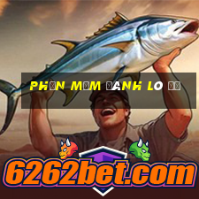 phần mềm đánh lô đề