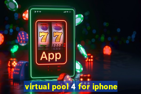 virtual pool 4 for iphone