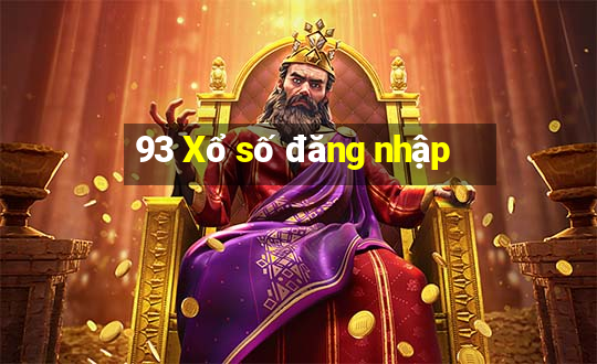 93 Xổ số đăng nhập