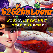 xổ số đà lạt chủ nhật ngày 11 tháng 2