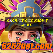 Cách đặt cược XSDN thứ Ba