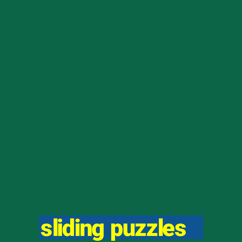 sliding puzzles