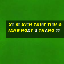 xổ số kiến thiết tiền giang ngày 5 tháng 11